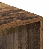 Desk with Shelf Old Wood 102 x 50 x 124 cm Engineered Wood 869360