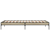 Bed Frame Sonoma Oak 80 x 200 cm Engineered Wood 8009125