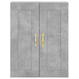 Wall Mounted Cabinet Concrete Grey 69.5x34x90 cm Engineered Wood 835014
