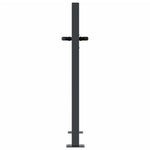 Garden Gate Anthracite 105x80 cm Steel Grass Design 153166
