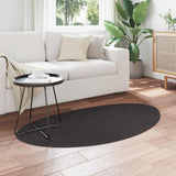 Area Rugs HUARTE Anthracite 80 x 150 cm Polyester 4103656