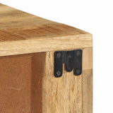 Wall-mounted TV Cabinet 100x30x19 cm Solid Rough Wood Mango 4017464