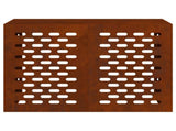Air Conditioner Cover Rusty 100 x 50 x 70 cm Galvanised Steel 865903