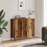 Sideboard Old Wood 90x34x80 cm Engineered Wood 857314