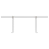 Backrest for Pallet Sofa White 110 cm Iron 315792
