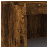 Sideboard with LED Lights Smoked Oak 60.5x37x100 cm 836669