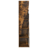 Corner Cabinet 32x32x140cm Engineered Wood Smoked Oak 889880