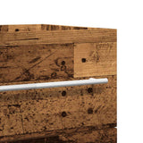 2 Piece Bathroom Furniture Set Old Wood Engineered Wood 856388