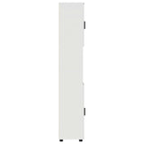 Bathroom Cabinet White 30 x 35 x 192 cm Engineered wood & Metal 883334