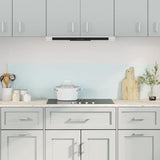 Kitchen Backsplashes 2 pcs White 80x40 cm Tempered Glass 3315786