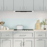 Kitchen Backsplashes 2 pcs White 80x40 cm Tempered Glass 3315786