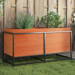 ZNTS Garden Planter Wax Brown 100x40x50 cm Solid Wood Pine 847035