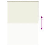 Roller Blind Blackout 160 x 230 cm off White 240176
