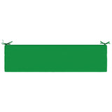 2-Piece Bench Cushions SOEST 2 pcs 100% Polyester Green 949875
