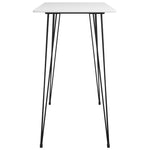 5 Piece Bar Set White and Grey 3057405
