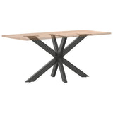 Dining Table Leg Spider Shape Anthracite 120x68x cm Steel 4013114