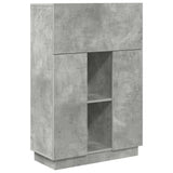 Desk Concrete Grey 71.5 x 31.5 x 106.5 cm Engineered Wood 869485