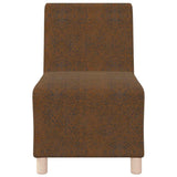 Modular Sofa Unit Armless Brown 55 x 74 x 82 cm 4108508