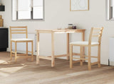 Dining Chairs 2 pcs Natural 40 x 47.5 x 99.5 cm 42020467
