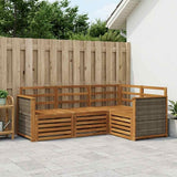 Sofa Sets 4 pcs Solid Acacia Wood 3384285