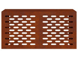 Air Conditioner Cover Rusty 90 x 40 x 60 cm Weathering Steel 865896