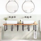 Bathroom Vanity Top Oil Finished 140x60x4 cm Solid Wood Acacia 3279718