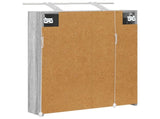 Bathroom Mirror Cabinet with Door Grey Sonoma 60 x 14.5 x 70 cm 889068