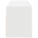 ZNTS Bathroom Wall Cabinet White 100x25x30 cm Engineered Wood 860094