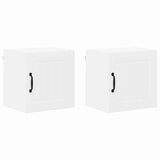 Wall Cabinet LUCCA 2 pcs White 40 x 31 x 40 cm Engineered Wood 884875