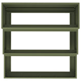 Garden Planter Olive Green 90 x 90 x 35 cm Cold-rolled Steel 865837