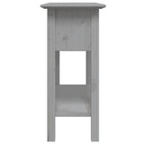 Console Table BODO Grey 90x34.5x73 cm Solid Wood Pine 355073