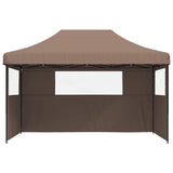 Party Tent Folding Brown 292 x 440 x 315 cm Oxford Fabric 42023625