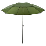 Fishing Umbrella 228 x 204 cm Oxford Polyester Yellow Army 42006685