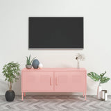 TV Cabinet Pink 105x35x50 cm Steel 336229