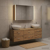 Bathroom Furniture Set 4 pcs Artisan Oak 3406950