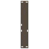 Coffee Table Legs V-Shape 2 pcs Natural Steel 38x cm Steel 4012547
