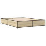 Bed Frame without Mattress Sonoma Oak 120x190 cm Small Double 3279863