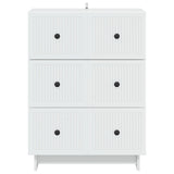Drawer Cabinet White 66 x 34.5 x 90 cm Engineered Wood 893915