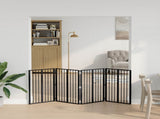 Dog Gate 4 pcs Black 60 x 80 cm Galvanised Steel 892015