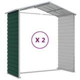 Garden Shed Green 191x215x198 cm Galvanised Steel 3188232