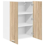 Hanging Cabinet Sonoma Oak 60 x 31 x 80 cm Engineered Wood 884276