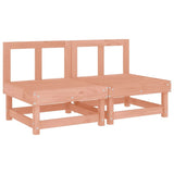 Garden Middle Sofas 2 pcs Solid Wood Douglas 825406