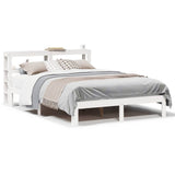 Bed Frame with Headboard without Mattress White 160x200 cm 3306052