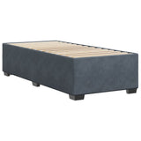 Bed Frame without Mattress Dark Grey 90x190 cm Single Velvet 3284602