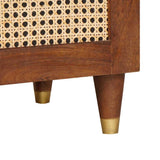 TV Cabinet with Shelf Brown 100 x 33.5 x 46 cm Solid Mango Wood 4018898