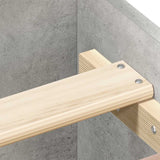 Bed Frame without Mattress Concrete Grey 140x200 cm 3203750
