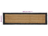 Area Rugs Dark Grey 80 x 300 cm Jute 42010687