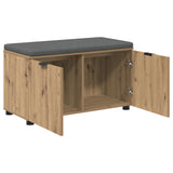 Hall Bench Artisan Oak 80 x 38 x 46 cm 891487