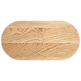 Table Top 80x40x4 cm Solid Wood Oak Oval 4009065