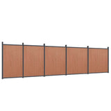Fence Panel Brown 872x186 cm WPC 3282802